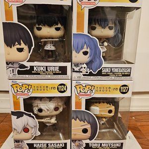 New Funko Pop! Animation: TOKYO GHOUL: re Vinyl Figures Set of 4
